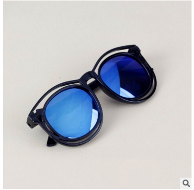 2017 New Kids Children Sunglasses Double Frame Hollow Design Sun glasses For Boys Girls Colorful Reflective Baby Goggle Z260305