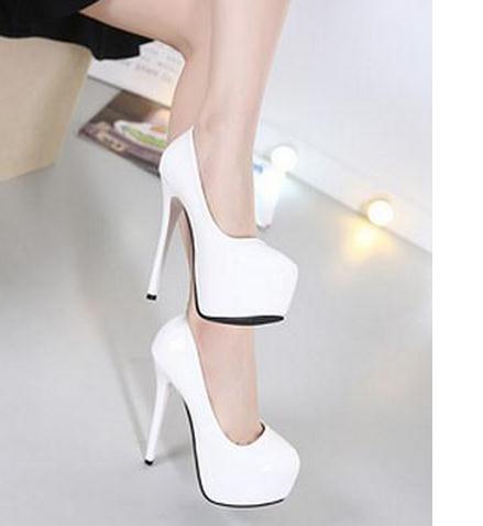 The new 2016 fine with ultra-high paint round head with shallow mouth woman shoes FuRuiSource