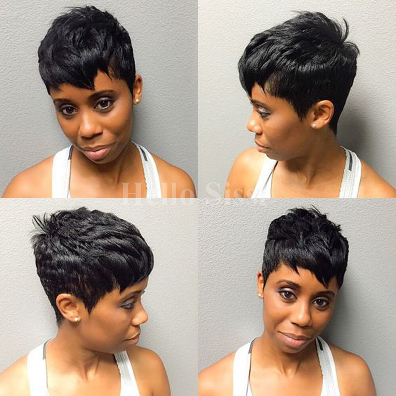 Short Human Natural Brazilian Hair Glueless Wig For Black Women Celebrity Human Real Hair Short Cut Wigs Hot Sale, Black;brown
Short Human Natural Brazilian Hair Glueless Wig For Black Women Celebrity Human Real Hair Short Cut Wigs Hot Sale, Black;brown