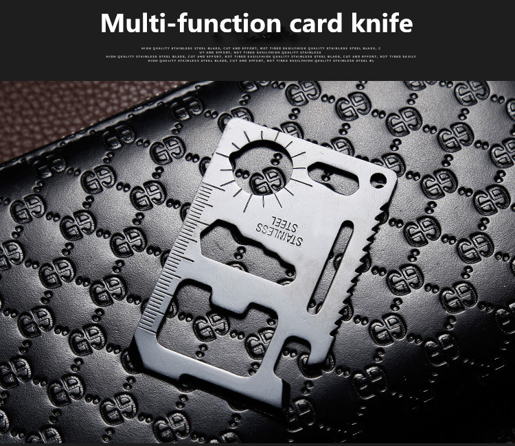 Multi Credit Tools In 1 Multi-function Survival Camping Military 11 Card Knife Outdoor Hunting Pocket For Flgii
Multi Credit Tools In 1 Multi-function Survival Camping Military 11 Card Knife Outdoor Hunting Pocket For Flgii