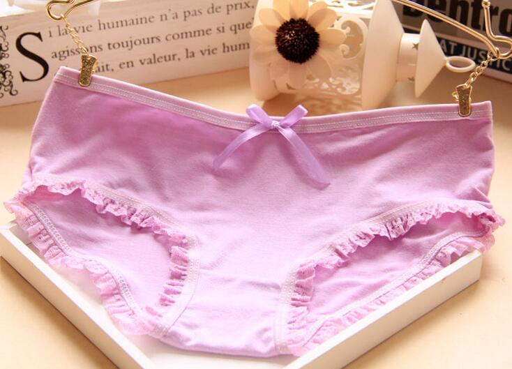 Good A++ Ladies underwear cute Women's Panties bamboo charcoal fiber underwears comfortable candy pure breathable NP019