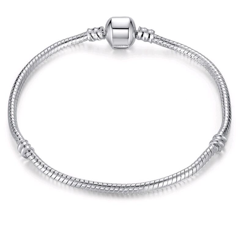 6-9 Inches Silver Plated Snake Chain 3MM fit European Charm Beads Bangle Bracelets Fashion DIY Jewelry
6-9 Inches Silver Plated Snake Chain 3MM fit European Charm Beads Bangle Bracelets Fashion DIY Jewelry