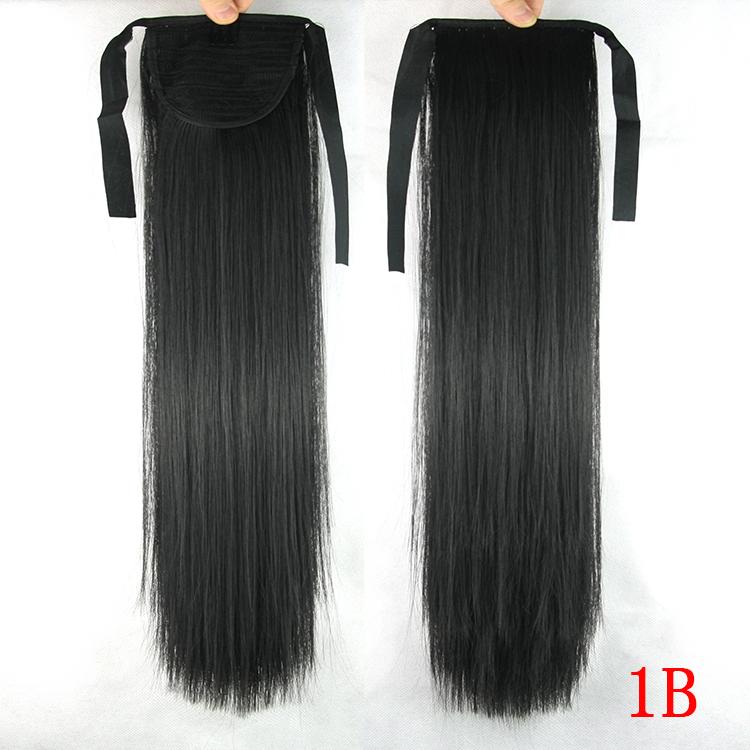 cola de caballo cabello humano Natural Human Hair Ponytail Extension #1 clip in human hair extensions brazilian ponytail human hair 140g