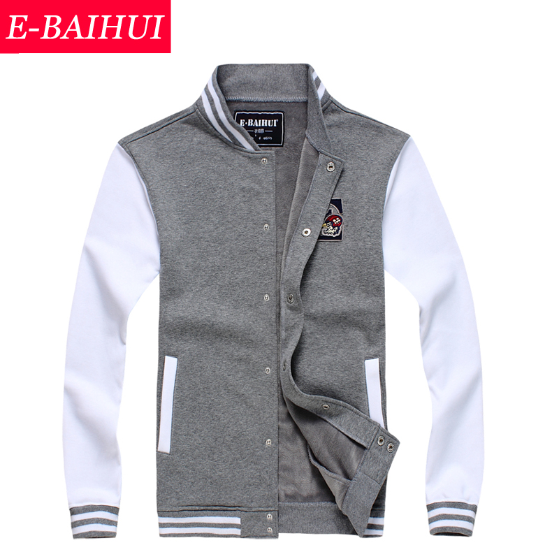 Wholesale-E-BAIHUI brand mens hoodies and sweatshirts Moleton Masculino Cotton jacket hoodies Suit Men Sweatshirts Tracksuit Swag WY004