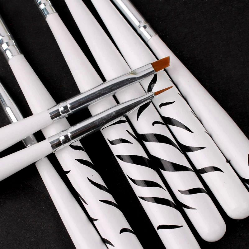 Helpful 8PCS Nail Art Brush Dotting Painting Pen Set Acrylic Drawing Liner Tool #T509