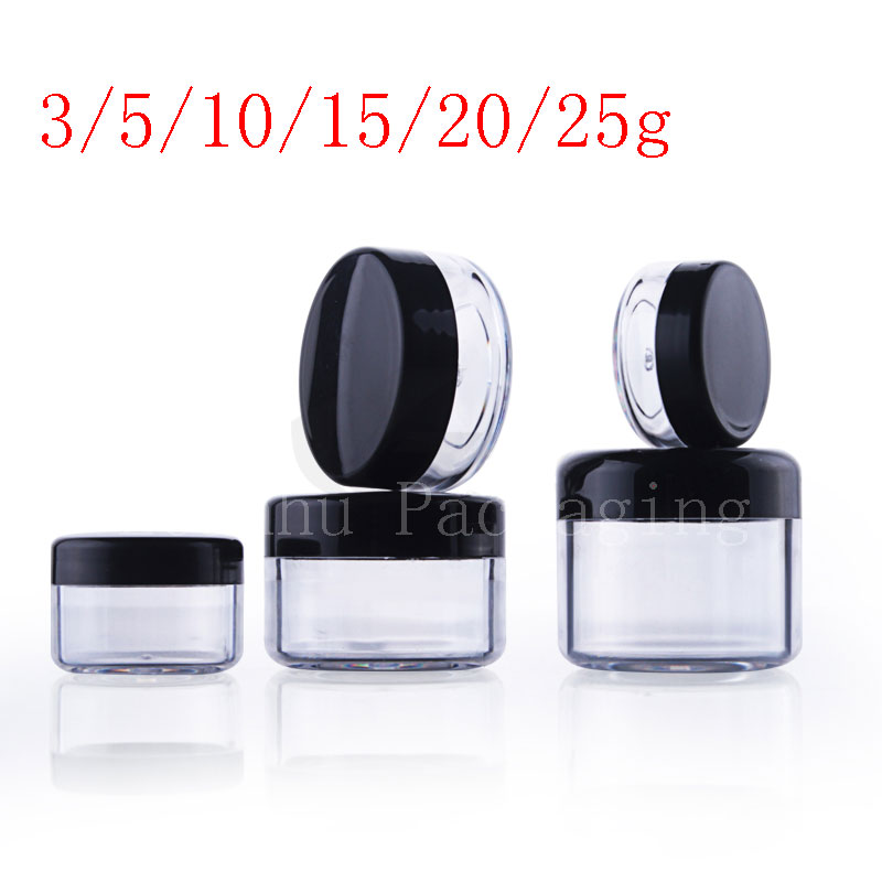 empty transparent small round plastic display pot clear cosmetic cream jar balm container Mini sample container packaging
empty transparent small round plastic display pot clear cosmetic cream jar balm container Mini sample container packaging