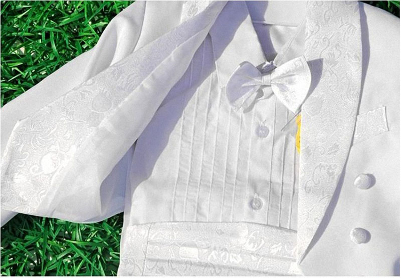 Boys suits for weddings Kids Prom Suits Black/White Wedding Suits for Boys Tuxedos Children Clothing Set Boy Formal Costume