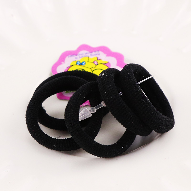 Wholesale- 5PCS/Lot New Kids Small Hair Ropes Candy Colors Elastic Hair Bands Rubber Bands Girls Ponytail Holder Hair Accessories Tie Gums