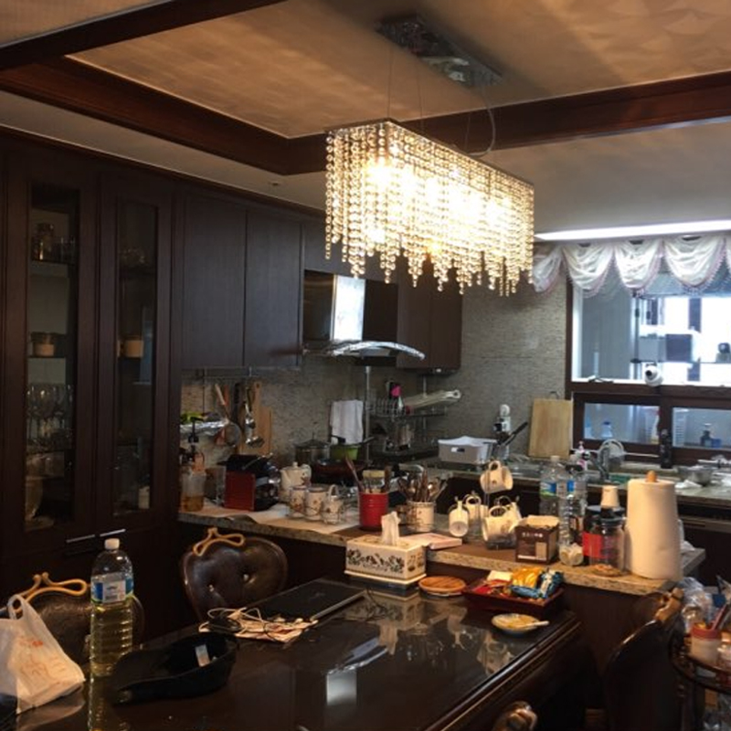 Modern Crystal Chandelier Lighting for dining room chandeliers led pendant light curtain industrial hanging lamps