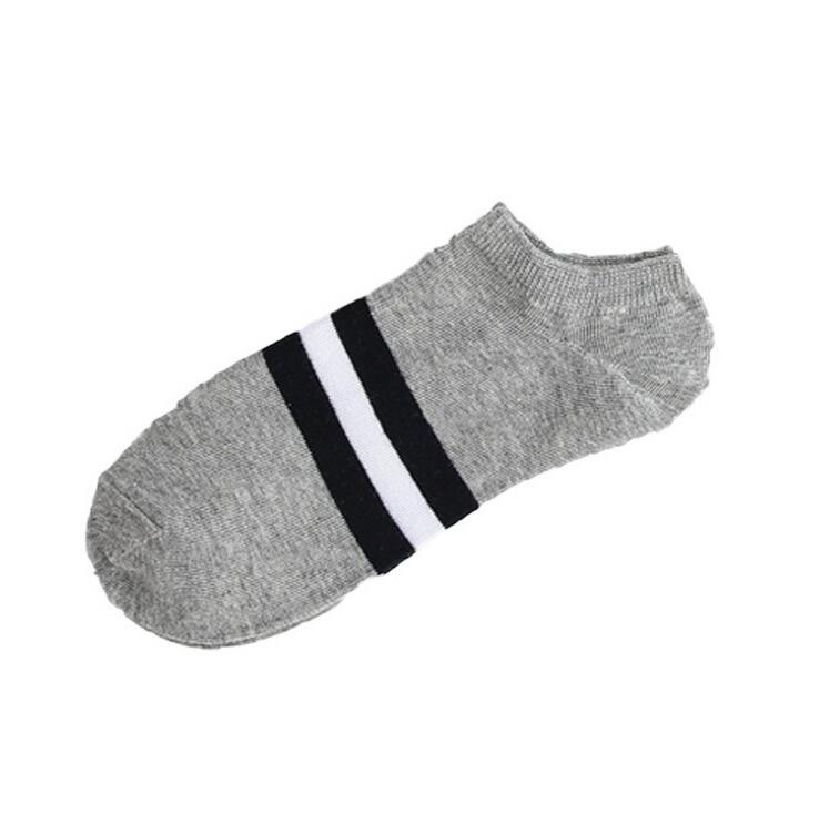 Newest arrival Spring and summer striped men's socks ultra-thin breathable low to help cotton stealth men sock NW022