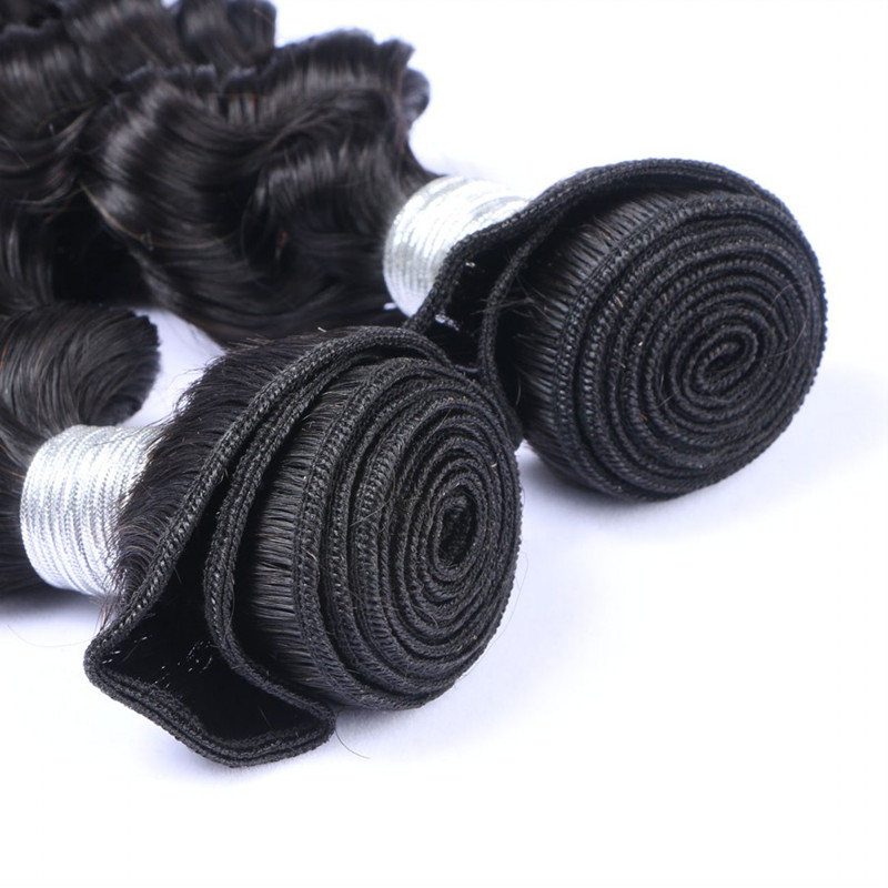 Wholesale Price Natural Color Brazilian Hair Deep Wave 100% Human Hair Remy Hair Extension 100G Per Piece