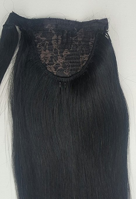 yaki drawstring ponytail hairpiece for black women wraps Clip in yaki straight Brazilian virgin hair Ponytail 4colors free ship 120g