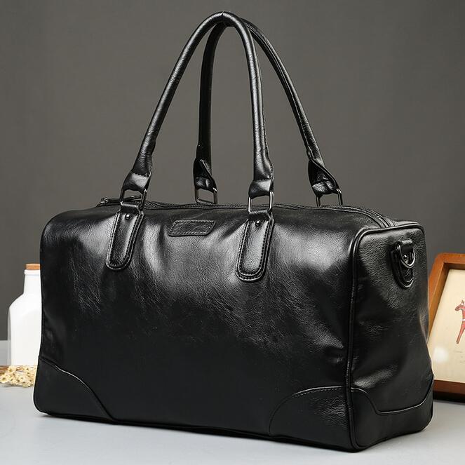 Factory wholesale brand men fashion simple leather travel bag large capacity portable bag leisure outdoor man handbag business travel bag, Black
Factory wholesale brand men fashion simple leather travel bag large capacity portable bag leisure outdoor man handbag business travel bag, Black