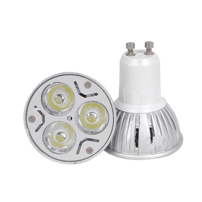 

X100 Free shipping High power Led Lamp GU10 E27 B22 MR16 GU5.3 E14 3W 85~265V/220V/110V Led spot Light Spotlight Dimmable led bulb downlight