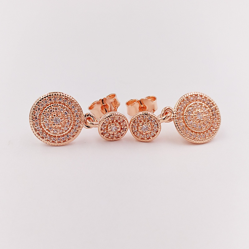 Authentic 925 Sterling Silver Beads Radiant Elegance Drop Earrings, Pandora Rose & Clear Cz Charms Fits European Pandora Style Jewelry Brace
Authentic 925 Sterling Silver Beads Radiant Elegance Drop Earrings, Pandora Rose & Clear Cz Charms Fits European Pandora Style Jewelry Brace