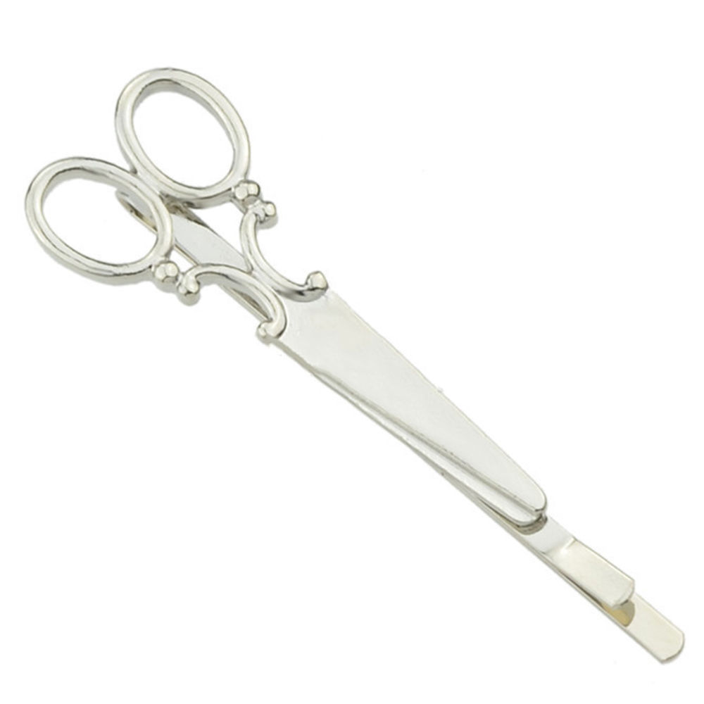 2Pcs Novelty Scissors Shape Hair Clip Hair Pin Women Hair Accessory 2 Colors