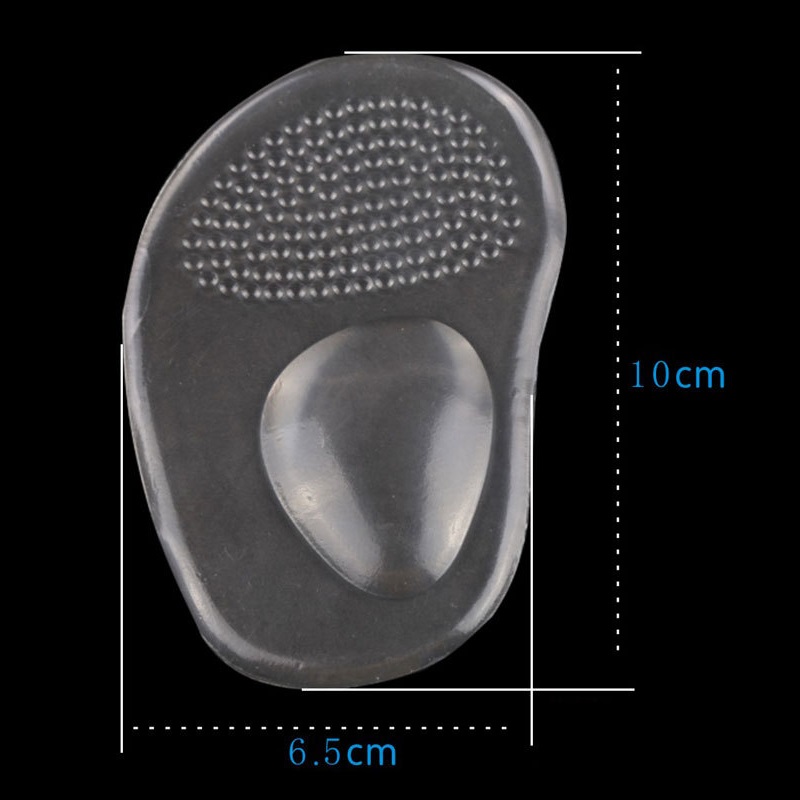 Silica Gel Ball Forefoot Silicone Shoe Pad Insoles Women's High Heel Cushion Meatarsal Support Feet Palm Care Pads Shoe Accessories ZA1606