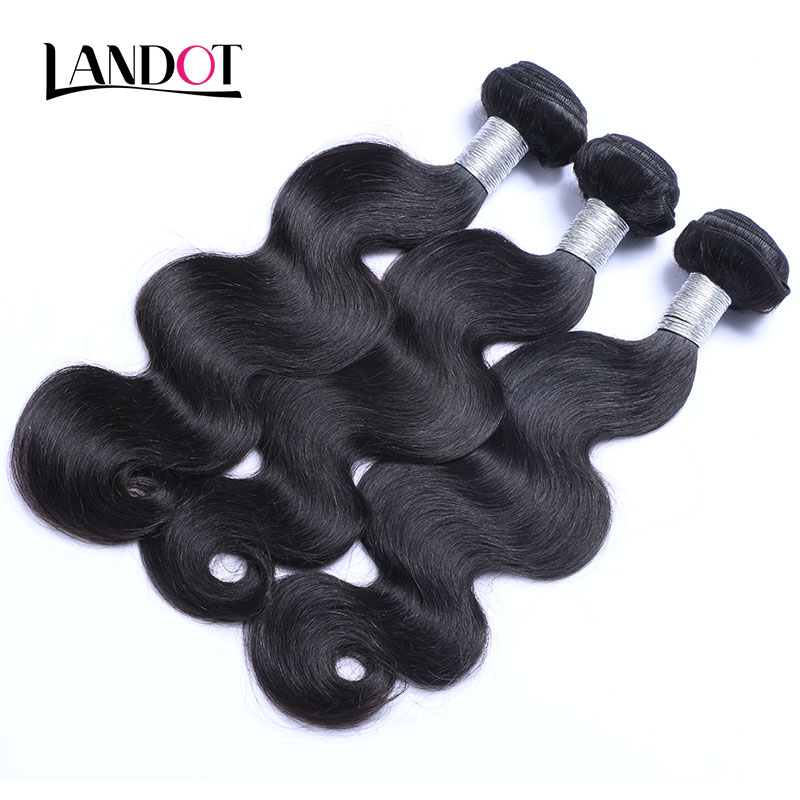 Peruvian Malaysian Indian Cambodian Brazilian Filipino Eurasian Body Wave Virgin Hair Extensions Natural Color Remy Human Hair Weave Bundles