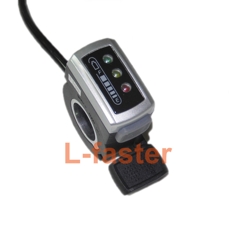 24V/36V/48V Electric Bike Thumb Throttle Wuxing E-bike Throttle Electric Scooter Accelerator Electric Vehicle Speed Controller
24V/36V/48V Electric Bike Thumb Throttle Wuxing E-bike Throttle Electric Scooter Accelerator Electric Vehicle Speed Controller