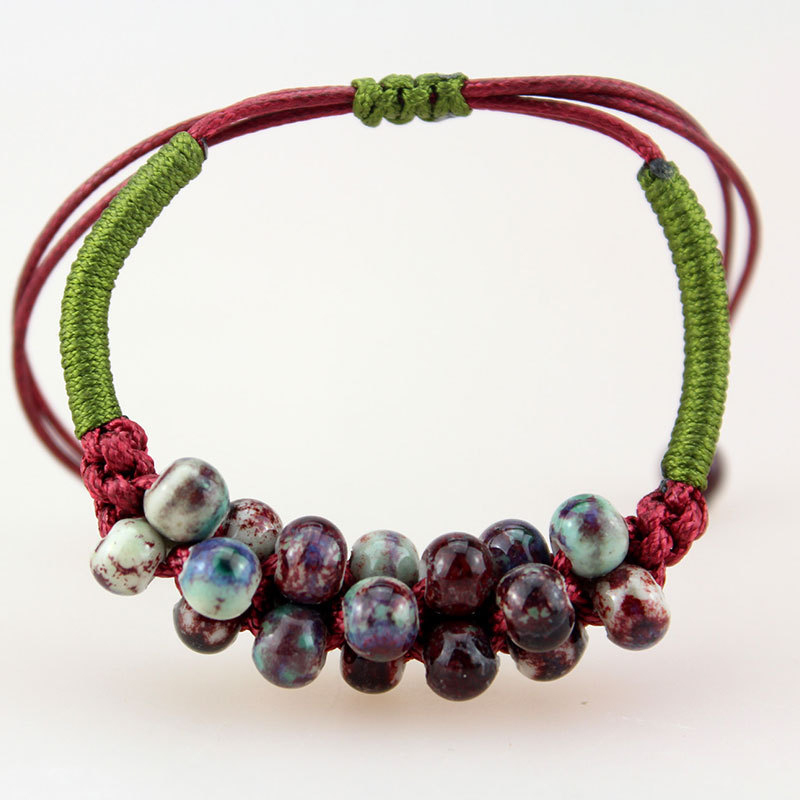 New Chinese Syle Vintage Ceramics Beads Bracelet Women Cute Girls Good Lucky Braided Bracelet Female Jewelry Wedding Party Friends Gifts
New Chinese Syle Vintage Ceramics Beads Bracelet Women Cute Girls Good Lucky Braided Bracelet Female Jewelry Wedding Party Friends Gifts