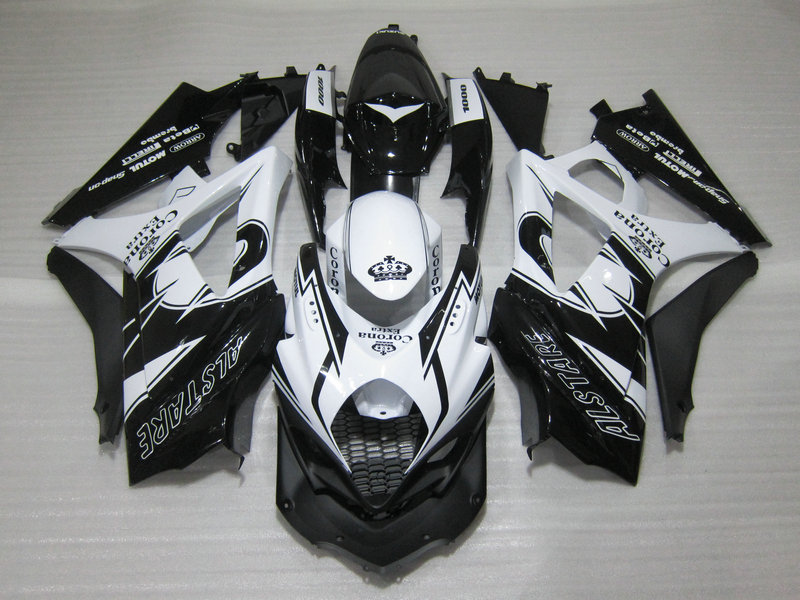 injection molded fairings for Suzuki GSXR1000 2005 2006 classical white black bodywork fairing kit GSXR1000 05 06 OT75, Same as picture
injection molded fairings for Suzuki GSXR1000 2005 2006 classical white black bodywork fairing kit GSXR1000 05 06 OT75, Same as picture