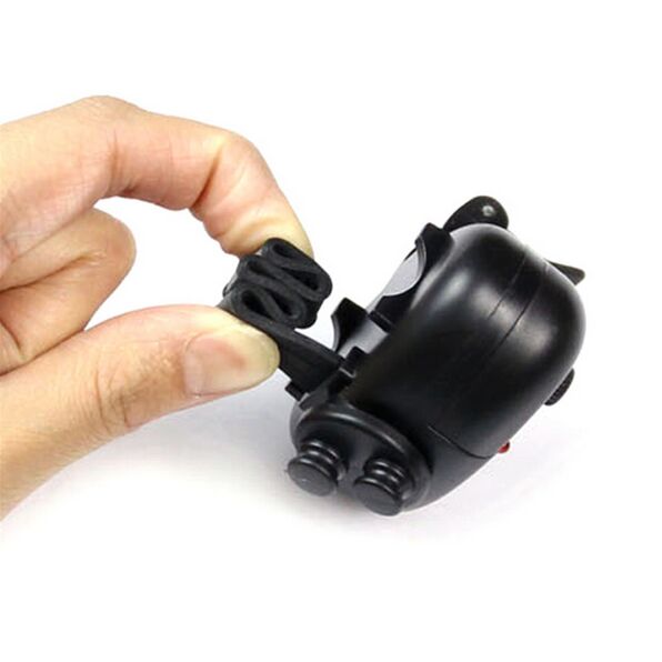 Fishing Electronic LED Light Fish Bite Sound Alarm Bell Clip On Fishing Rod Black Tackle