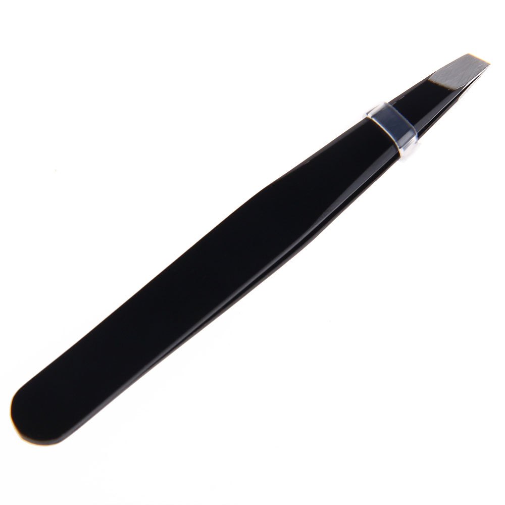 Wholesale- 2016 New Fashion 1 pcs Professional Stainless Steel Slant Tip Hair Removal Eyebrow Tweezer Makeup Tool Black Color For Unisex
Wholesale- 2016 New Fashion 1 pcs Professional Stainless Steel Slant Tip Hair Removal Eyebrow Tweezer Makeup Tool Black Color For Unisex