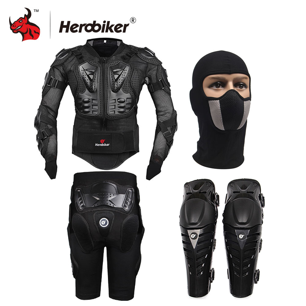 Herobiker Motorcycle Body Protection Motocross Racing Full Body Armor +Gears Short Pants +Motocycle Knee Pad Motorcycle Armor, Black
Herobiker Motorcycle Body Protection Motocross Racing Full Body Armor +Gears Short Pants +Motocycle Knee Pad Motorcycle Armor, Black