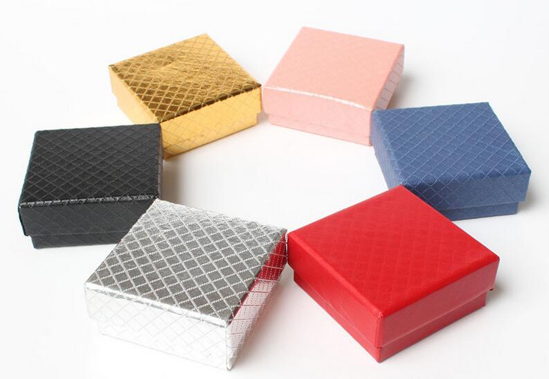 Diamond 7 * 7 Jewelry Box Jewelry Jewelry Packaging Carton Ring Box
