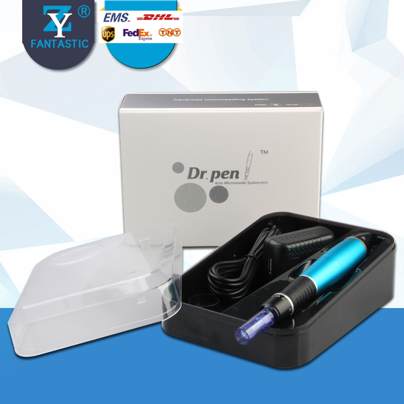 Rechargeable Auto Electric Derma Pen Micro Needling Roller+2 Cartridges 12 Needle Skin Care Dermapen Facial Roller Machine dr.pen A1-W
