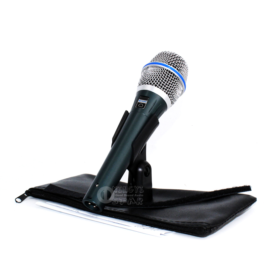 Quality BETA87A BETA 87A Karaoke Mic Vocal Wired Cardioid Dynamic Microphone Mike For BETA87C Mixer o Sing Microfone Mcrofono Mikrofon2682702