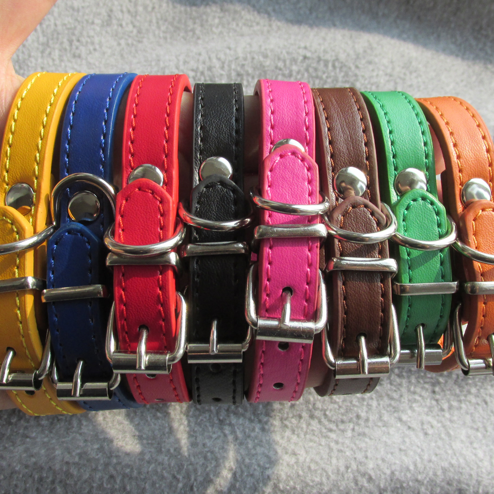 20pcs/lot Cheap PU leather pet collar cat dog collar for small dogs mixed color available
20pcs/lot Cheap PU leather pet collar cat dog collar for small dogs mixed color available