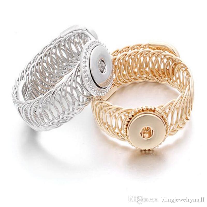 New Gold Silver Snap Bracelet For Women Fit DIY 18mm Snap Jewelry Elastic Adjustment Snap Buttons Bracelet Jewelry
New Gold Silver Snap Bracelet For Women Fit DIY 18mm Snap Jewelry Elastic Adjustment Snap Buttons Bracelet Jewelry