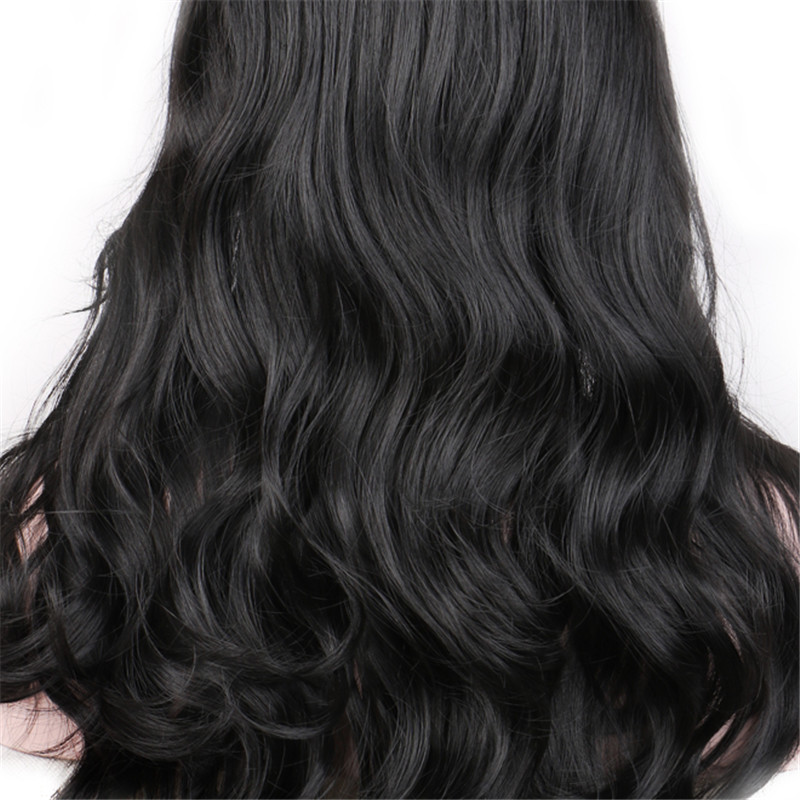 WoodFestival ladies red black blonde wig curly synthetic wigs women fiber hair realistic long wavy wig cosplay