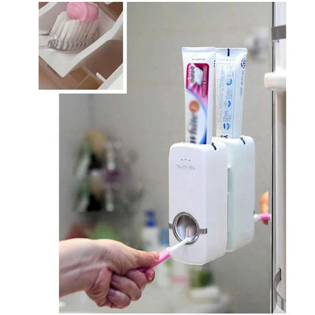 Bathroom Sets New Automatic Toothpaste Dispenser Toothbrush Holder Set