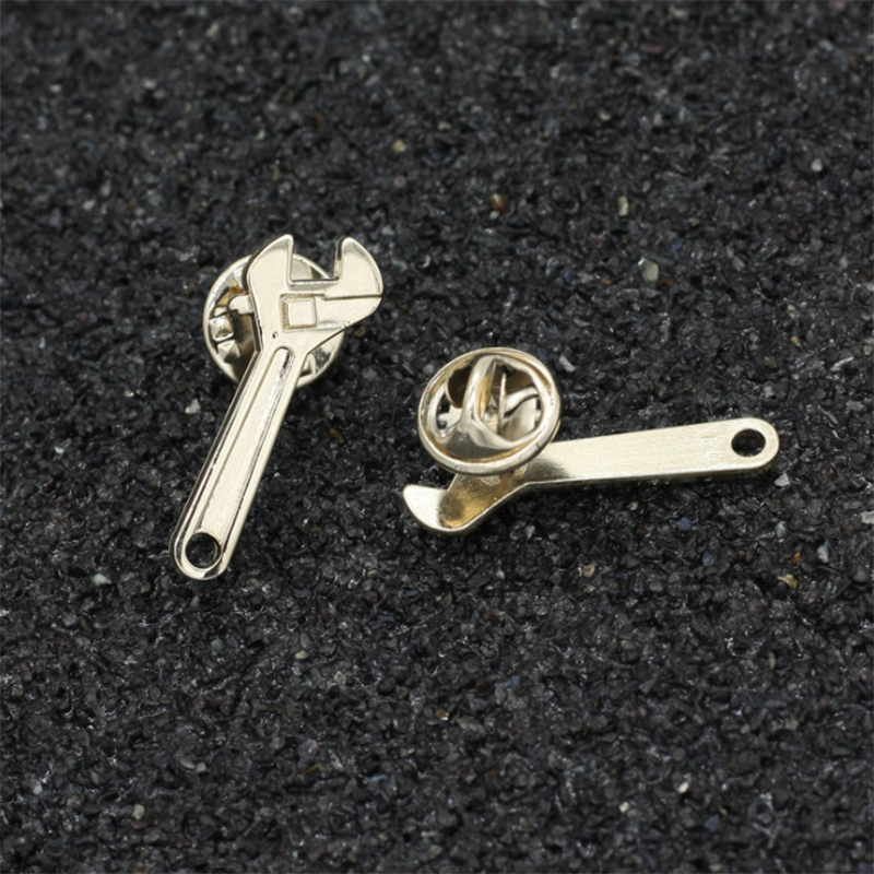 New fashion metal Lapel pin suit Boutonniere button Brooches wrench brooch pin vintage Collar pin for men women shirts tips Broches Jewelry 
New fashion metal Lapel pin suit Boutonniere button Brooches wrench brooch pin vintage Collar pin for men women shirts tips Broches Jewelry