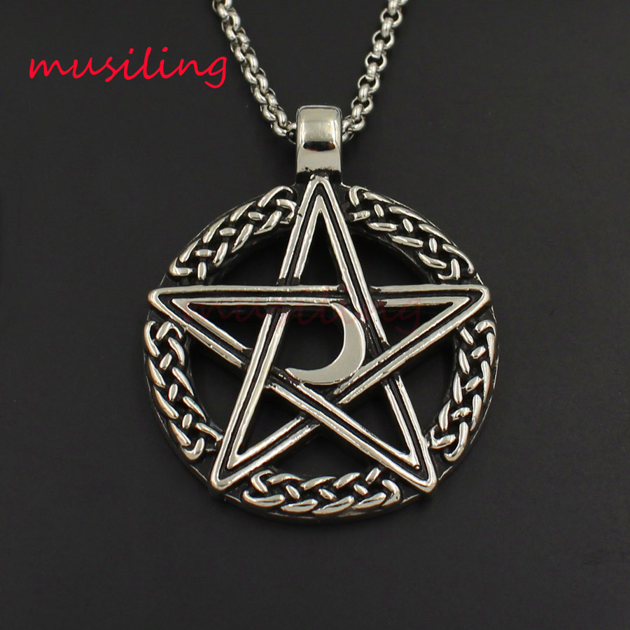 musiling Jewelry 5 Style Retro Stars Stainless Steel Pendants Necklace Chain Pendulum Charms Reiki Amulet Fashion Women Mens Jewelry
musiling Jewelry 5 Style Retro Stars Stainless Steel Pendants Necklace Chain Pendulum Charms Reiki Amulet Fashion Women Mens Jewelry