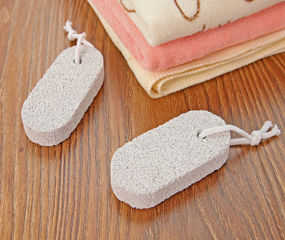 200pcs/lot Foot Bath Pumice Stone Scruber Hard Dead Skin Remover Scrub Feet Exfoliating Calluses Brush Foot Care Tool Dead Skin Remover