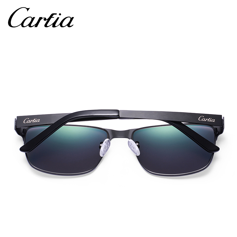 Carfia 5225 polarized sunglasses metal frame resin UV400 glasses sun glasses for men drive with free case 58mm