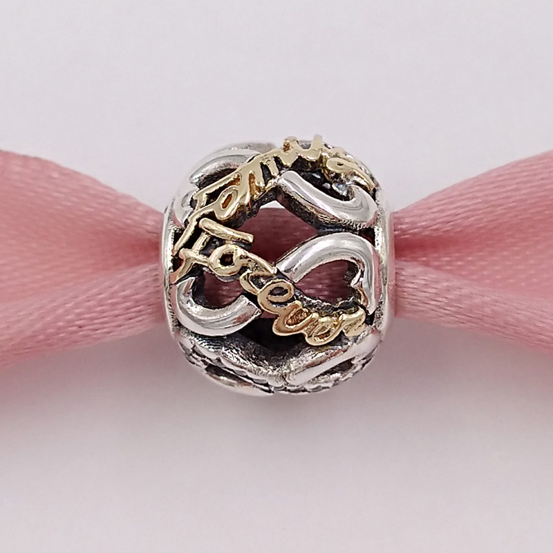 925 Silver Beads Silver &14K Gold Openwork Infinity Silver Charm Fits European Pandora Style Jewelry Bracelets & Necklace 791525CZ
925 Silver Beads Silver &14K Gold Openwork Infinity Silver Charm Fits European Pandora Style Jewelry Bracelets & Necklace 791525CZ
