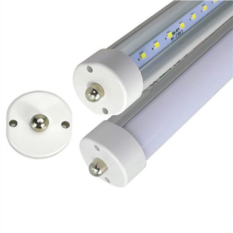 8ft FA8 single pin T8 LED tube light lamp bulbs SMD2835 fluorescent 2.4M 8ft 192leds 45W Cold White AC85-265V Stock In US CNSUNWAY LIGHTING Garage Sho