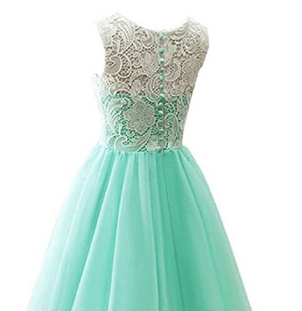 2017 New Lace Prom Dresses Tulle Floor-Length Party Dress Floor-Length Evening Formal Long Party Gown BM80