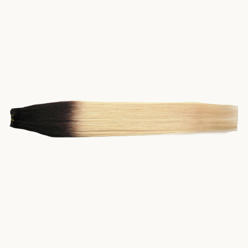 T1B/613 ombre weave hair blonde brazilian hair weave bundles 100g brazilian straight hair weave bundles 1 PCS