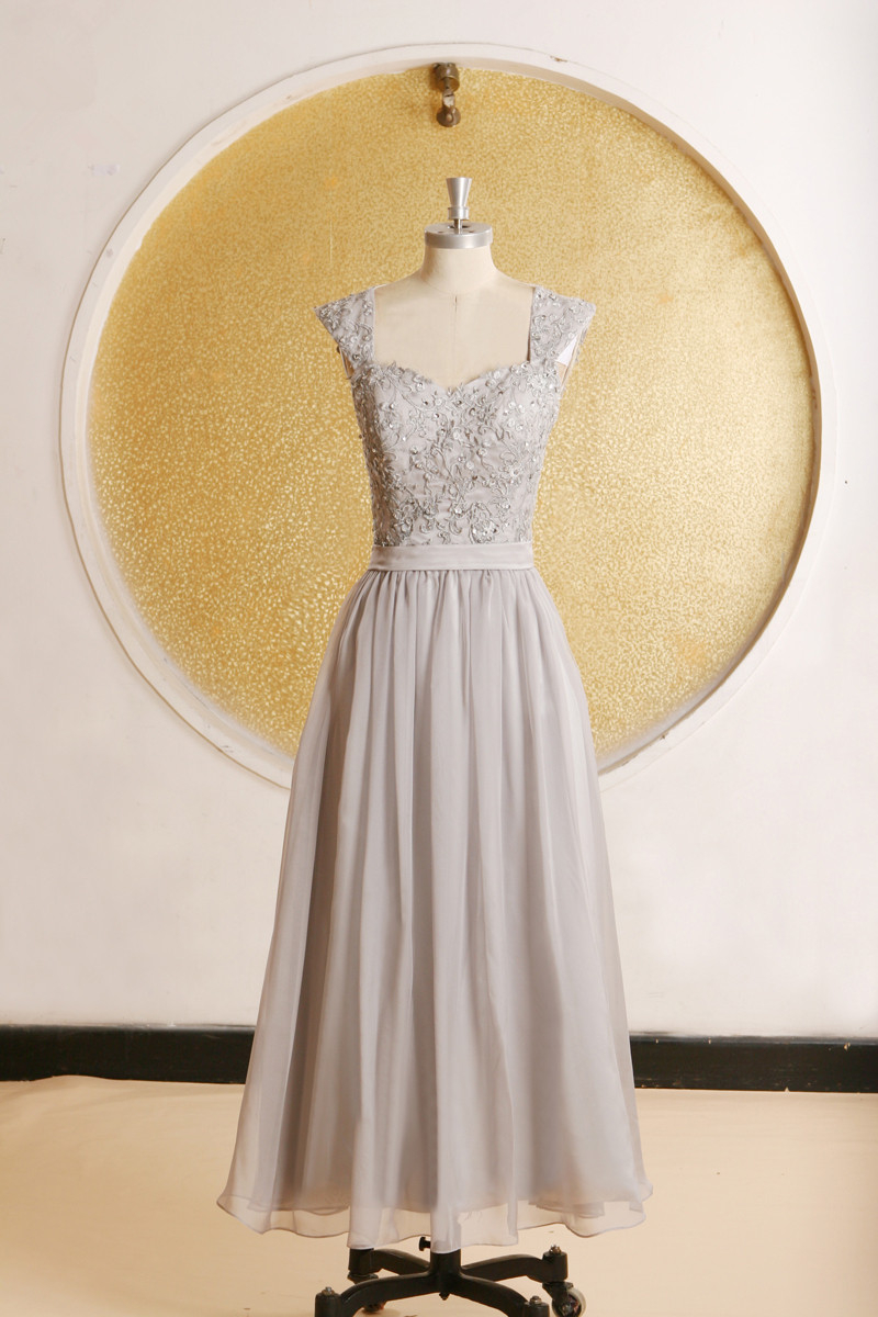 2017 Elegant Sweetheart Prom Dresses With Cap Sleeves Appliques Chiffon Evening Long Formal Party Gown BM93, White
2017 Elegant Sweetheart Prom Dresses With Cap Sleeves Appliques Chiffon Evening Long Formal Party Gown BM93, White