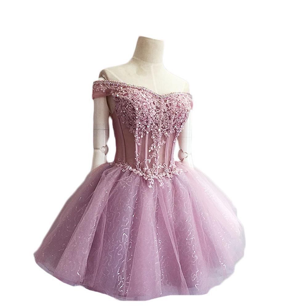 Sexy Mini Homecoming Dresses Sweetheart Appliques Crystal Beaded Ball Graduation Prom Party Gown QC506