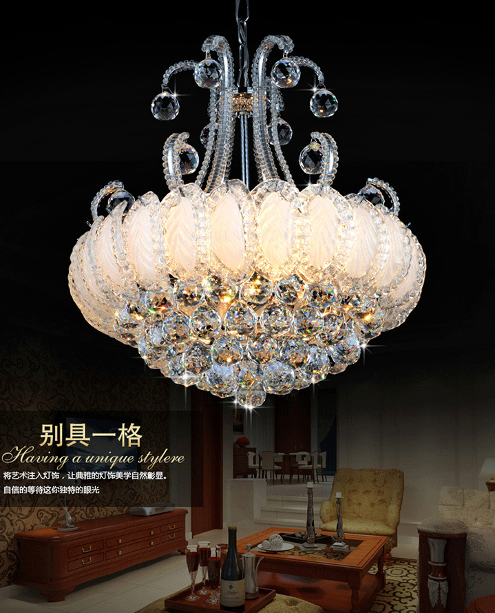 Modern Crystal Chandeliers Lighting Silver Gold Chandelier Lights Fixture Lustres Lamps European Home Indoor Lighting Lamparas AC90V-260V