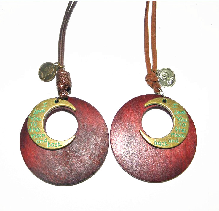 Carving Wooden Oval Round moon pendant necklace vintage Alloy cross Long sweater chain men women lovers jewelry handmade stylish 15pcs
Carving Wooden Oval Round moon pendant necklace vintage Alloy cross Long sweater chain men women lovers jewelry handmade stylish 15pcs
