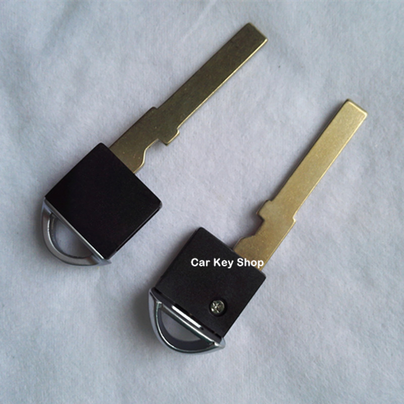 

New Keyless Remote Uncut Smart Prox Emergency Insert Key Blade for Nissan GTR Infiniti, Black