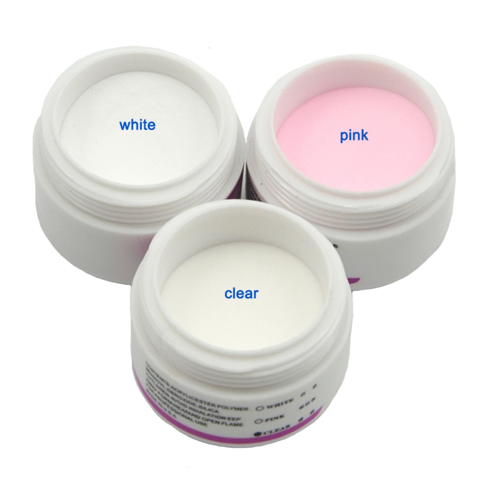 Pro Acrylic Nail Powder Liquid 120ML Brushes Deppen Dish Acryl Poeder Nail Art Set Design Acrilico Manicure Kit 153