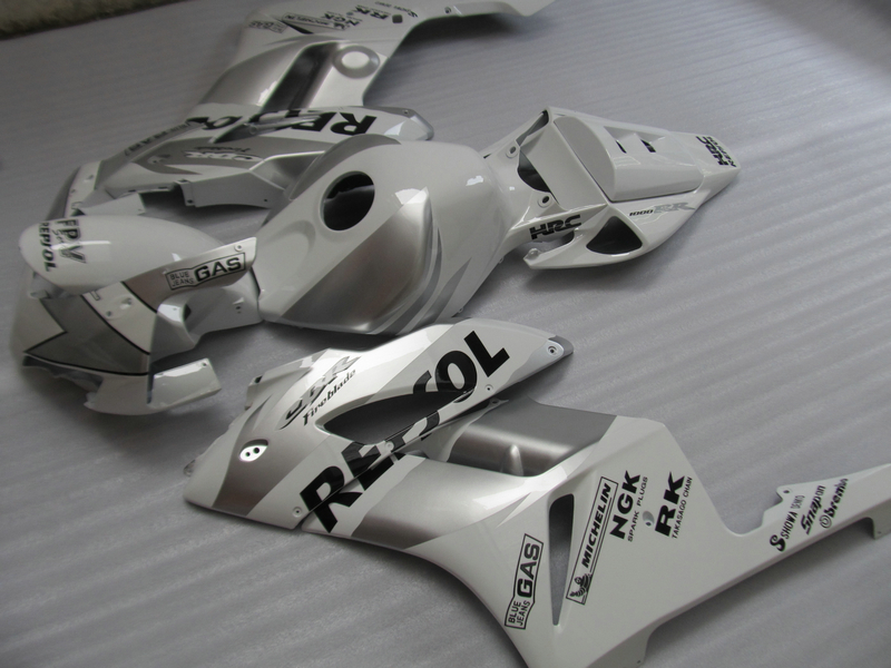 100% fit for Honda fairings CBR1000RR 04 05 white silver injection mold fairing kit CBR1000RR 2004 2005 OT31, Same as picture
100% fit for Honda fairings CBR1000RR 04 05 white silver injection mold fairing kit CBR1000RR 2004 2005 OT31, Same as picture